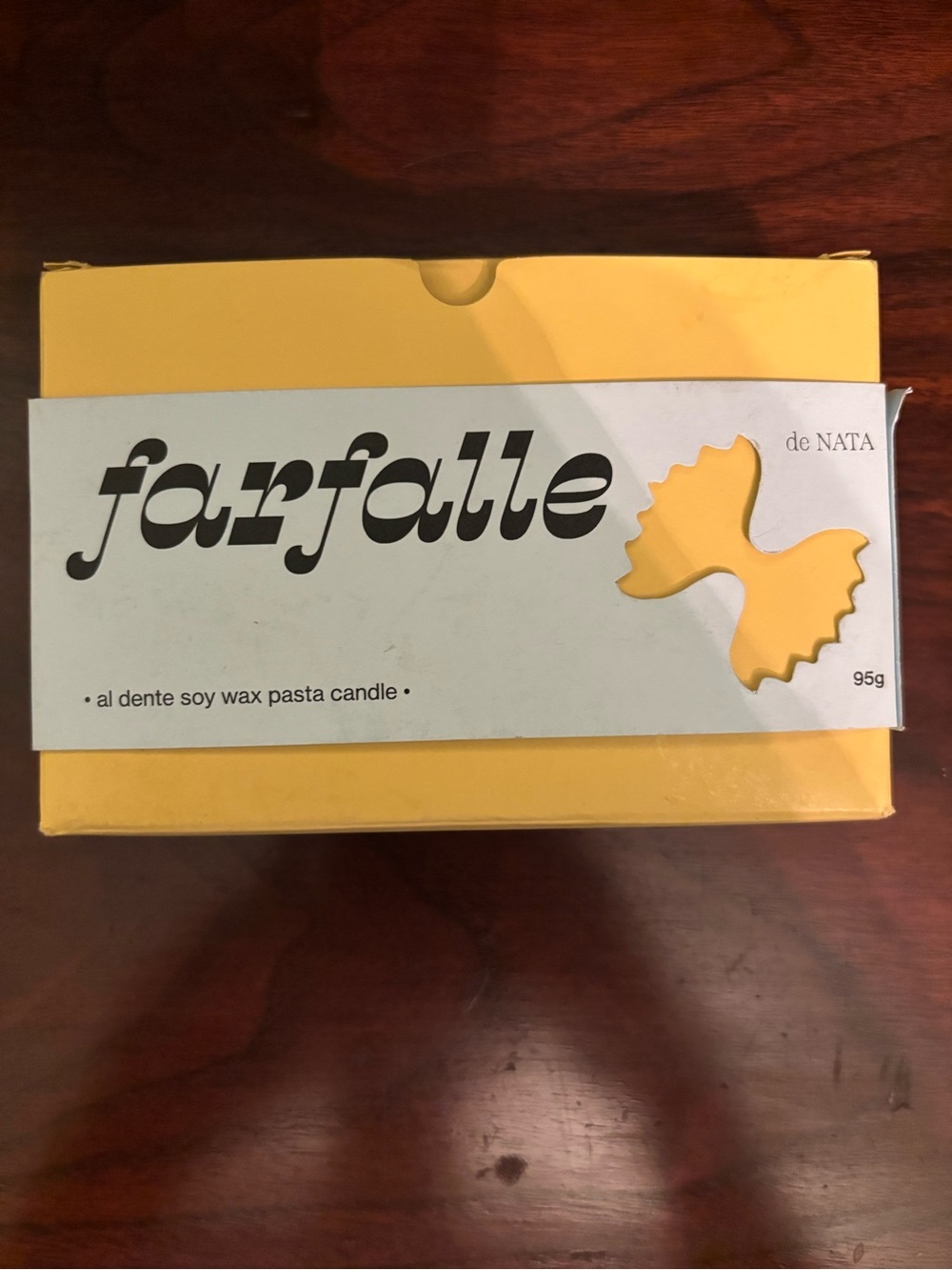Yellow Soy Wax Pasta Candle